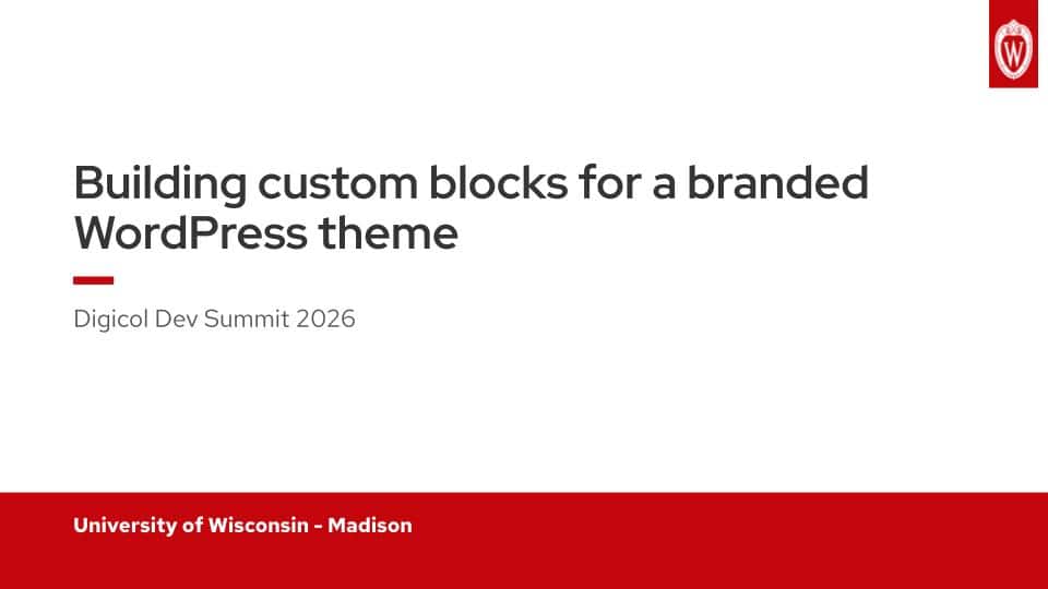 Building custom blocks for a branded WordPress theme